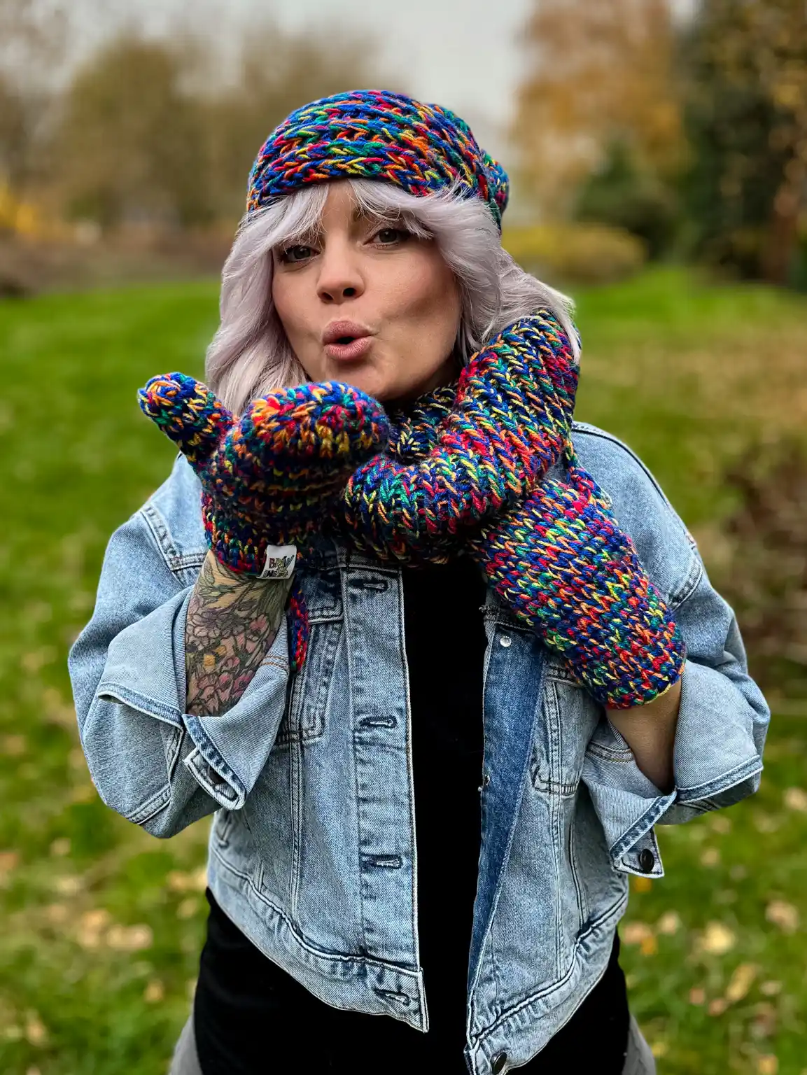 Komin ręcznie robiony "Pokojowe granaty" 186 kolorowy_komin_handmade