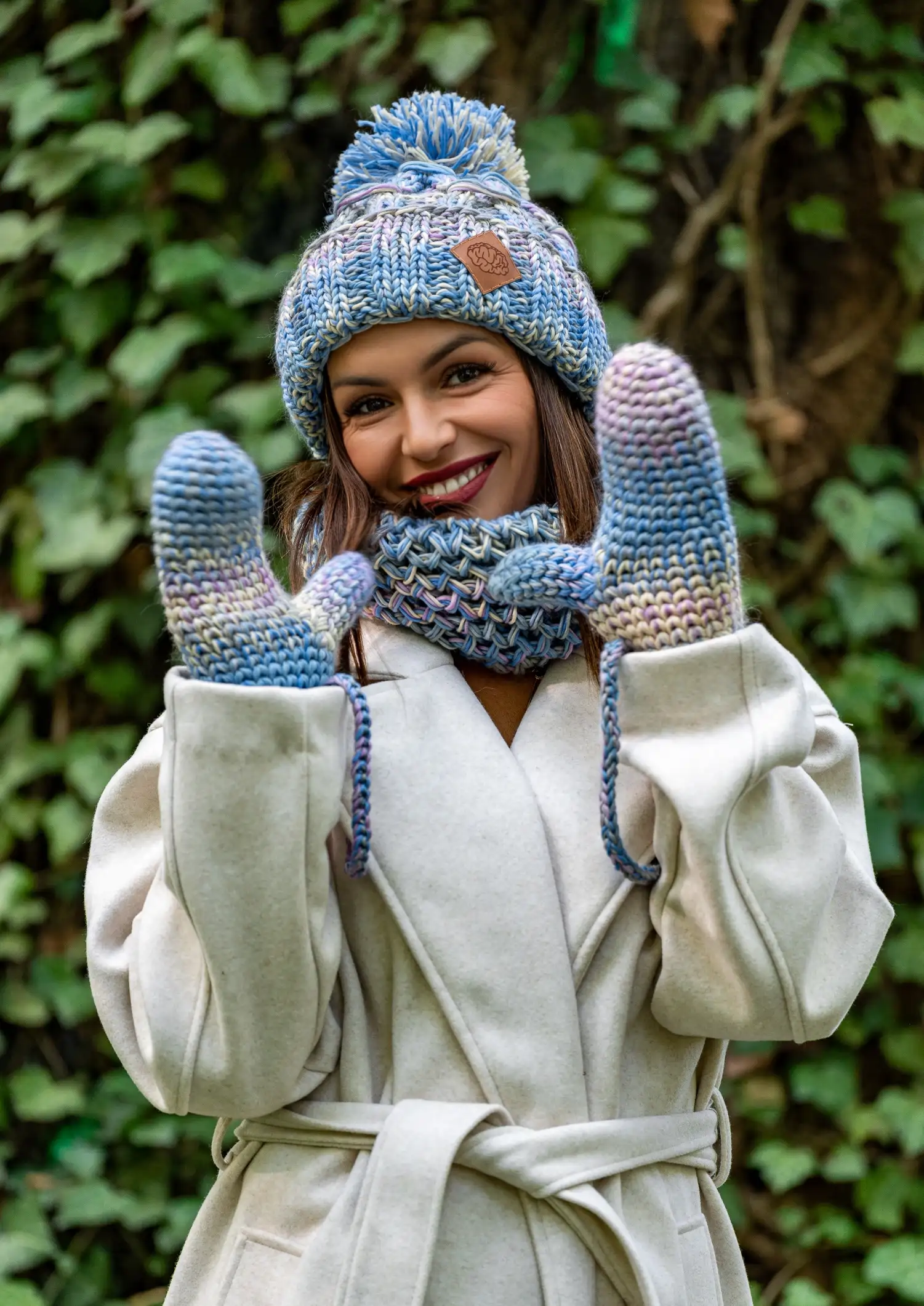 Rękawiczki MERINO 100% "Pastele" 20 rekawiczki merino kolorowe 1