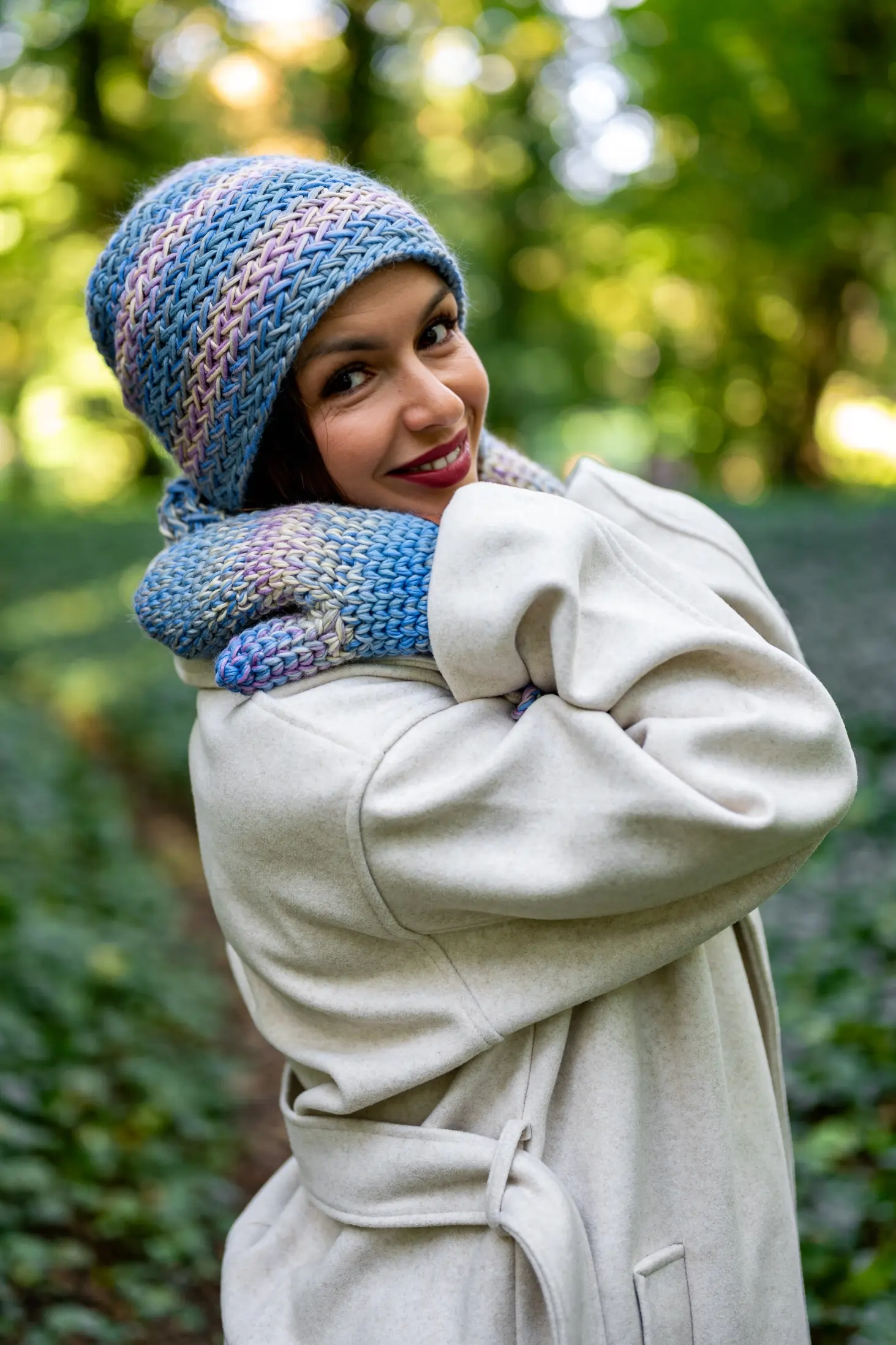 Czapka MERINO 100% Explorer "Pastele" 177 rekawiczki merino kolorowe