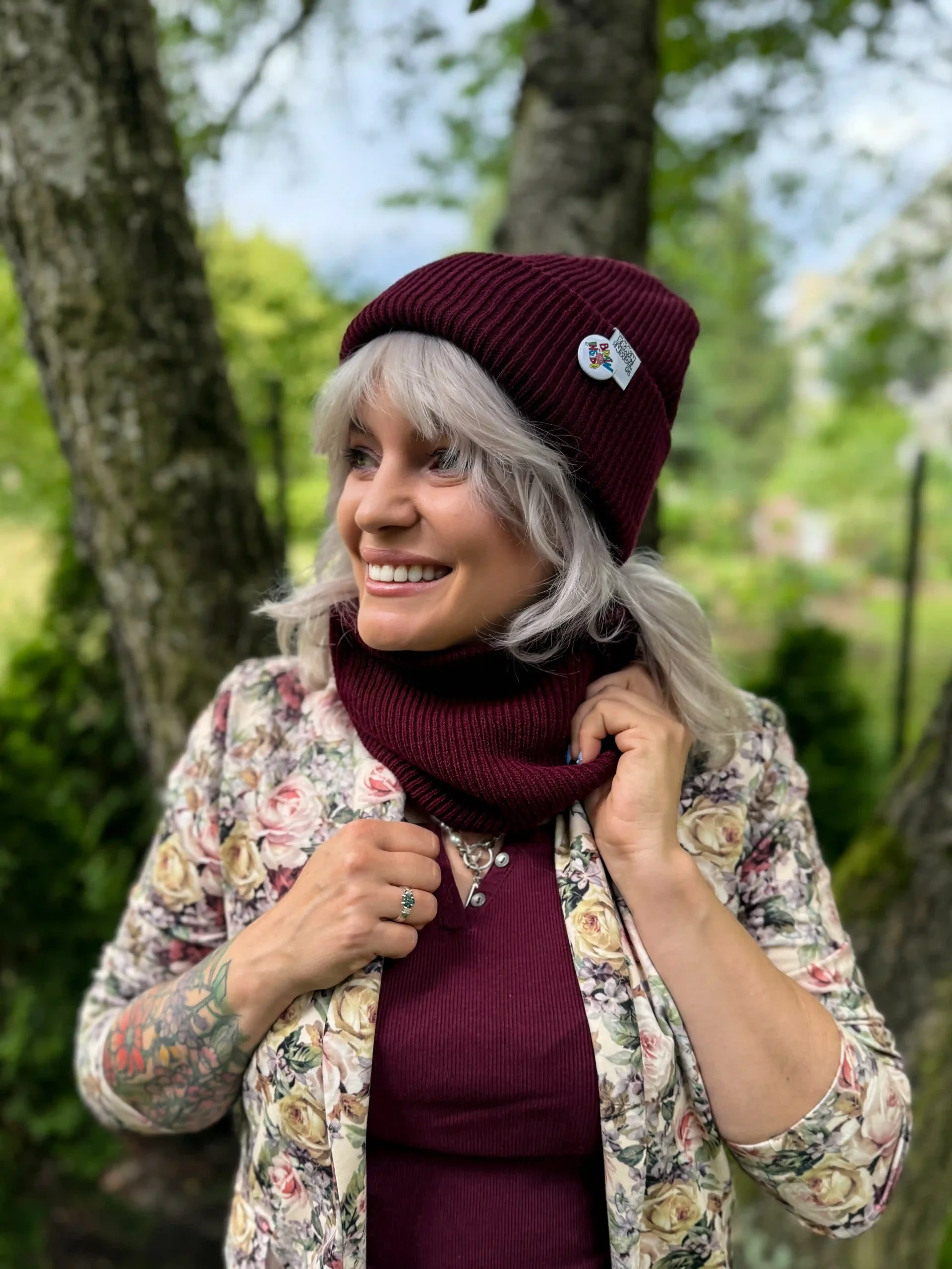 Zimowy BUFF "Bordo" 12 szalik bordo scaled 1