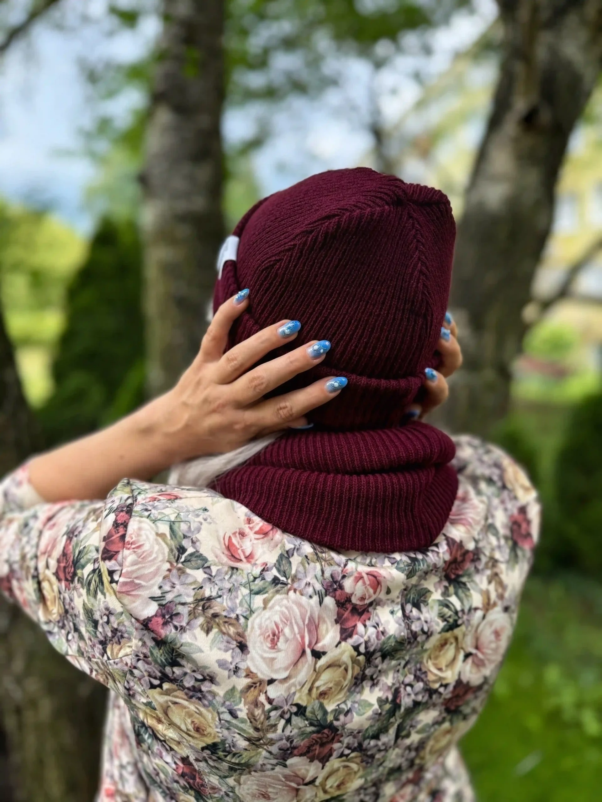 Zimowy BUFF "Bordo" 11 szalik bordowy scaled 1
