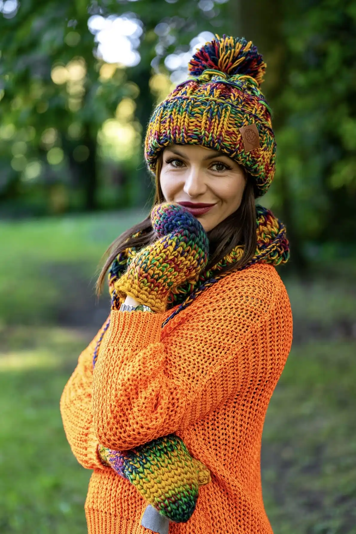 Czapka MERINO 100% Euforia "Kolory" 48 zam