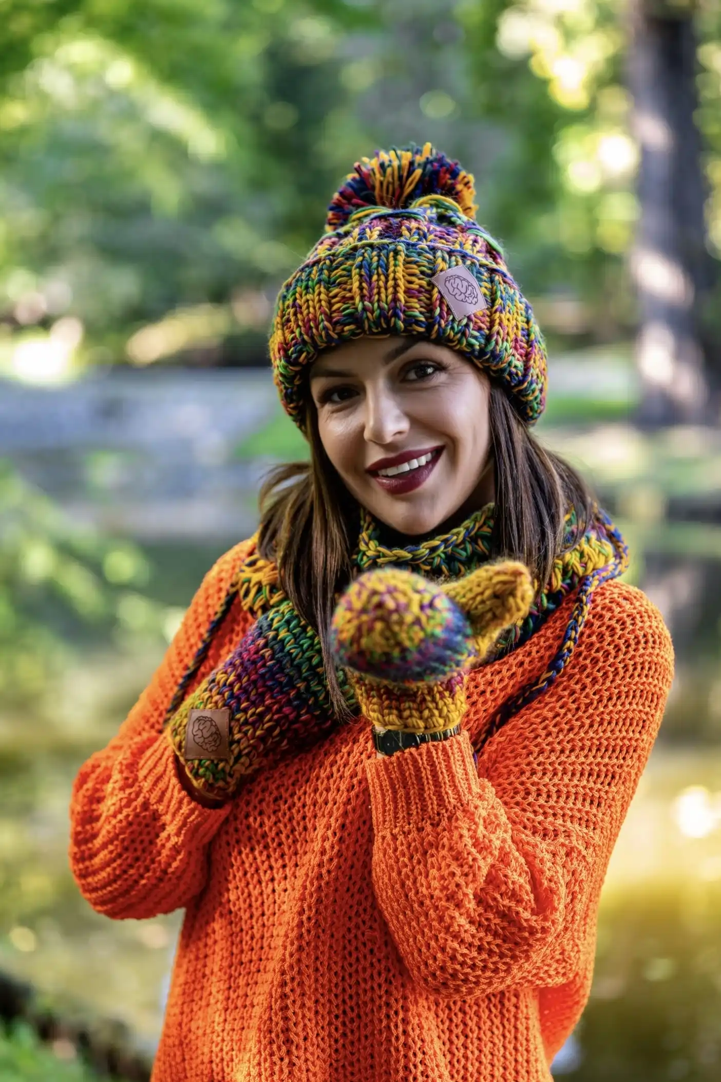 Czapka MERINO 100% Euforia "Kolory" 47 zamowienia firmowe male ilosci