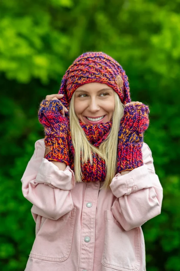 czapka handmade merino