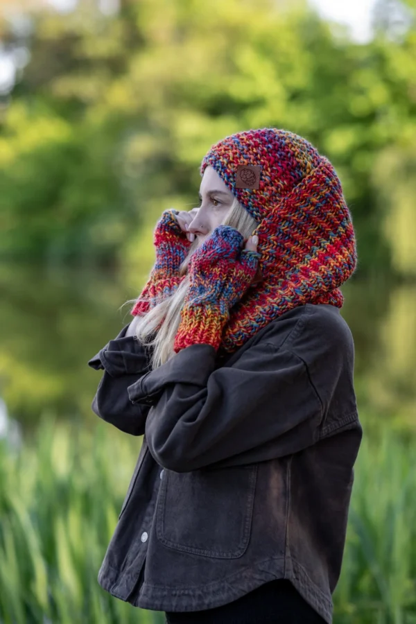 czapka i komin na zimę