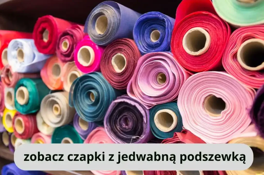 jedwab jako podszewka do czapki