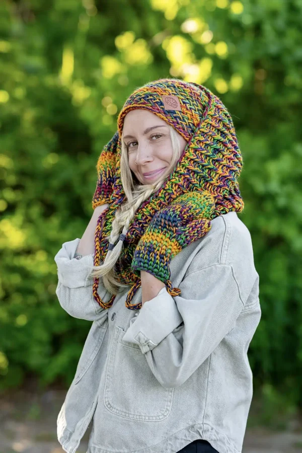 Komin MERINO 100% „Kolory” 23 komin z naturalnych włókien