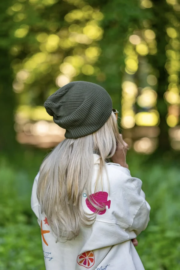 Bawełniana czapka wiosenna logo ekoskórka "Khaki Ciemny Zielony" 20 Bawełniana czapka wiosenna logo ekoskórka "Khaki Ciemny Zielony"