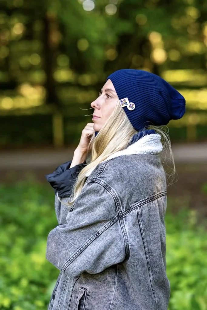 luźna czapka smerfetka