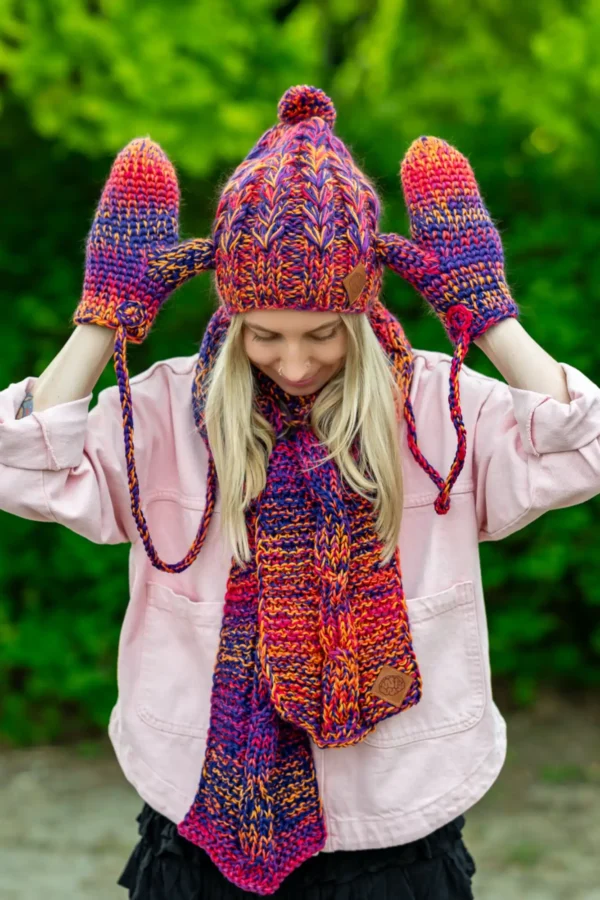 rękawiczki handmade damskie