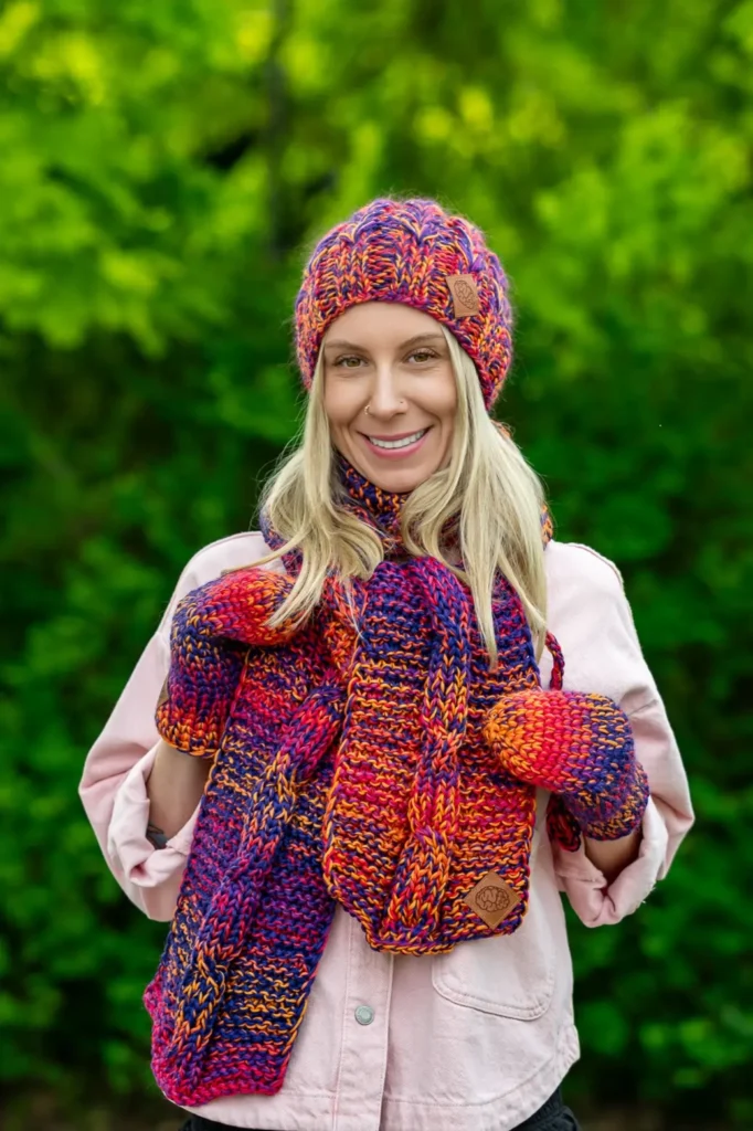 rękawiczki handmade merino
