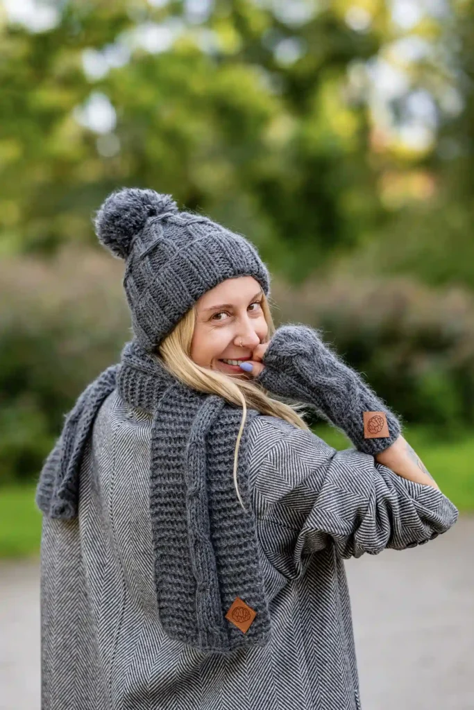 szal handmade merino