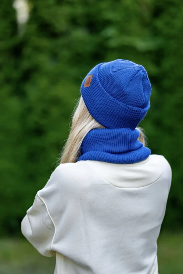 czapka całoroczna damska merino
