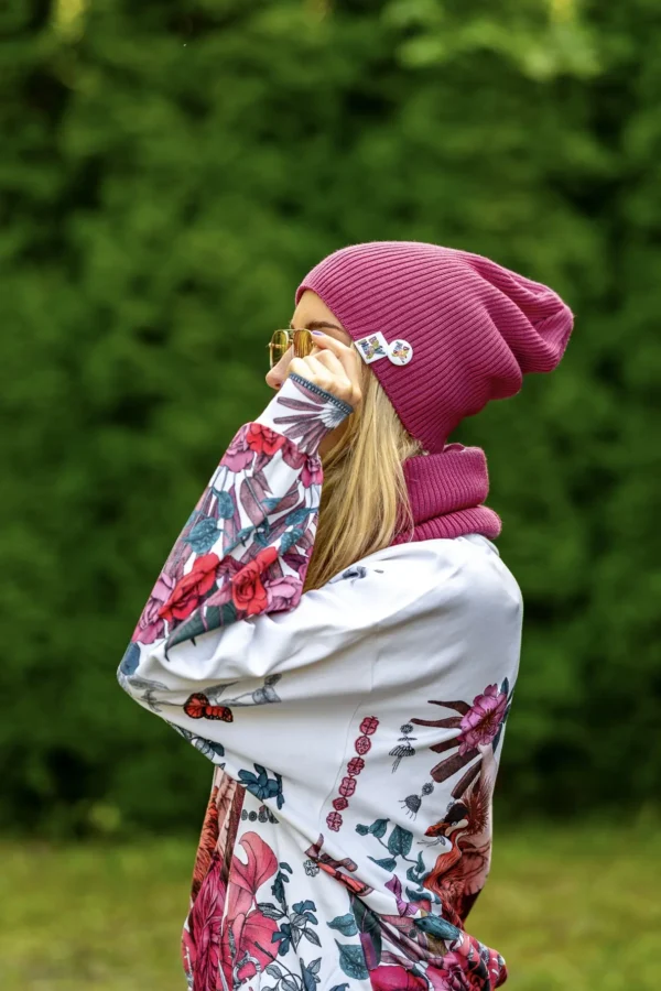 modna czapka damska merino