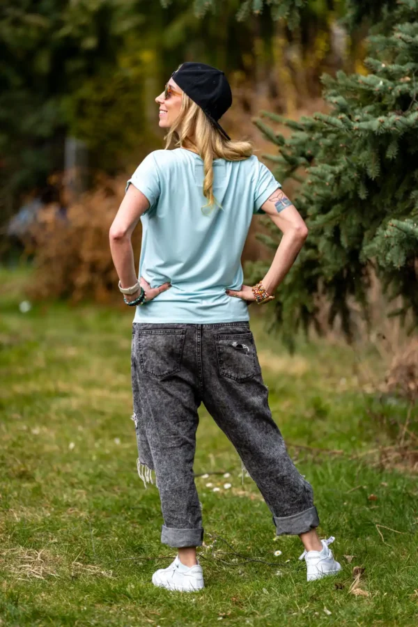 miętowy t shirt oversize (2)