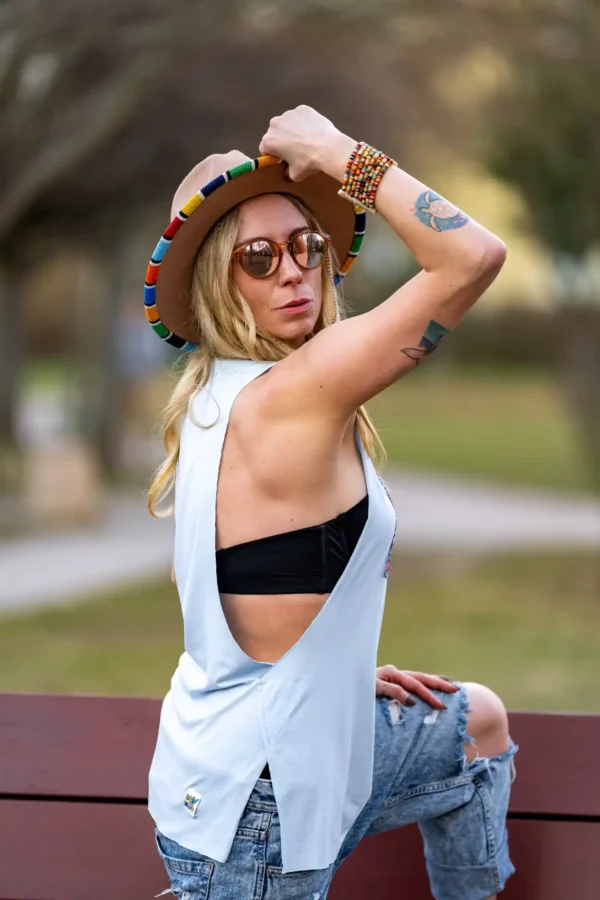tank top damski luźny
