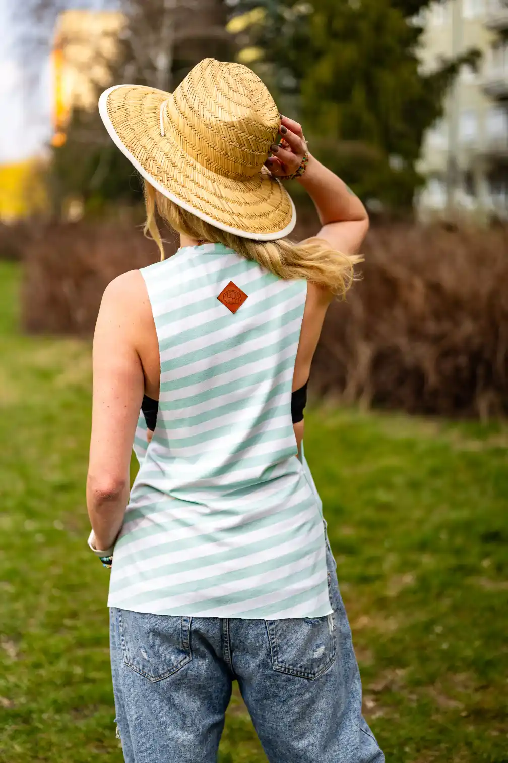 Top Vacation mode on STRIPE MINT KUSH 38 top na plaże