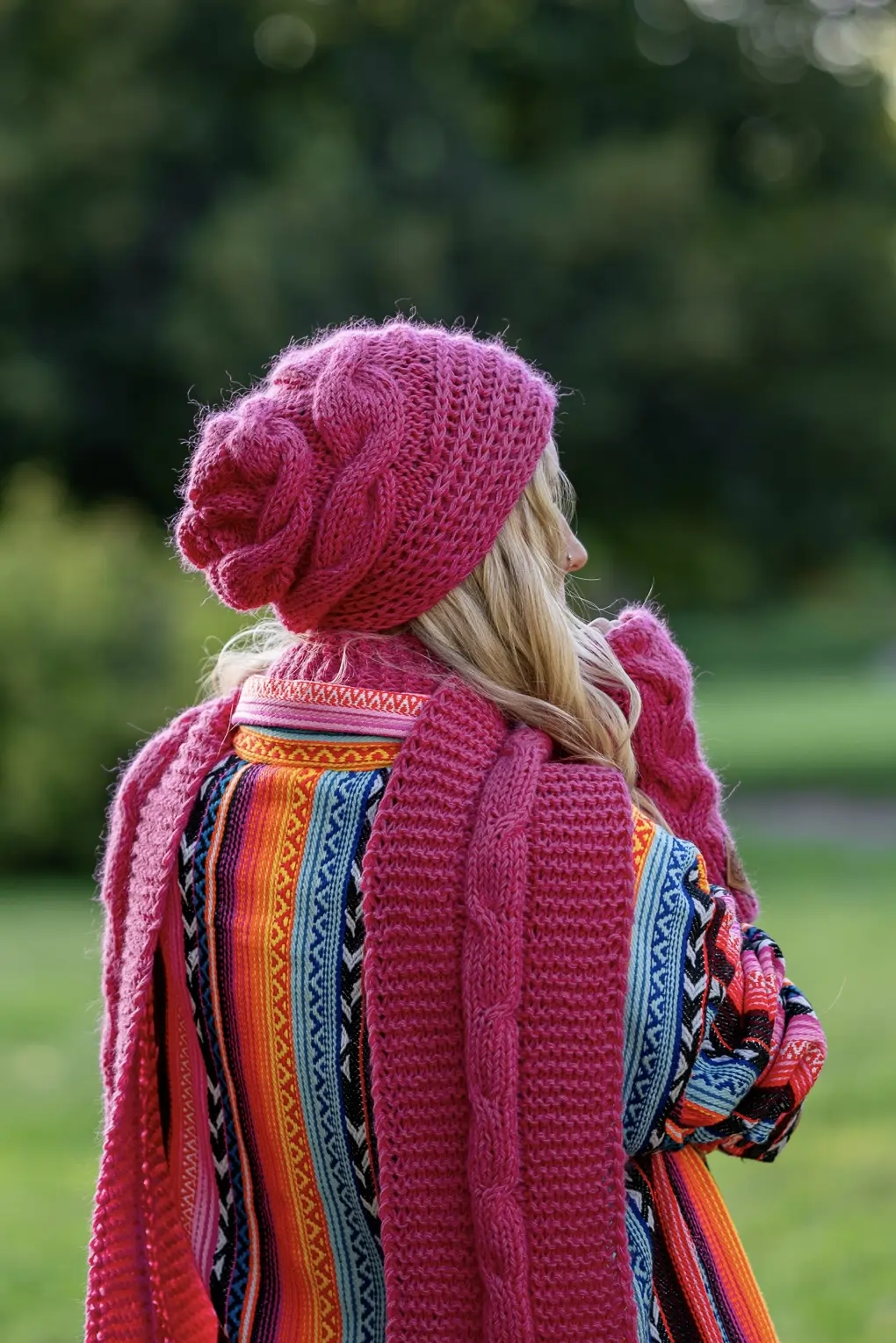 Czapka MERINO 67% This is it "Malina" 58 czapka z luksusowej mieszanki włókien