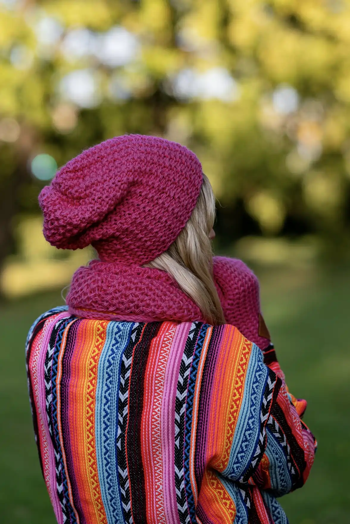 Czapka MERINO Neverland "Malina" + podszewka JEDWAB 73 czapka z ocieplonym wnętrzem